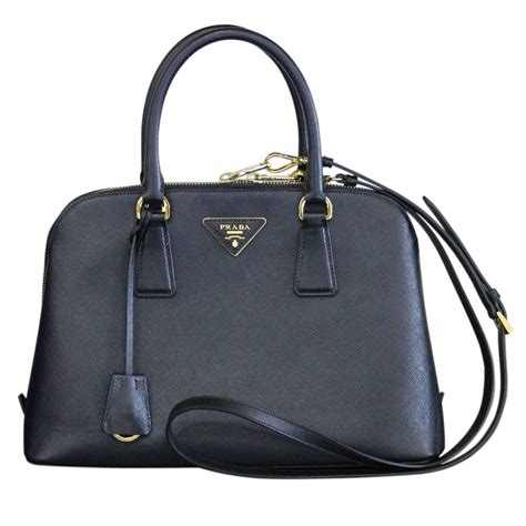 black prada double zip tote|prada double bag saffiano.